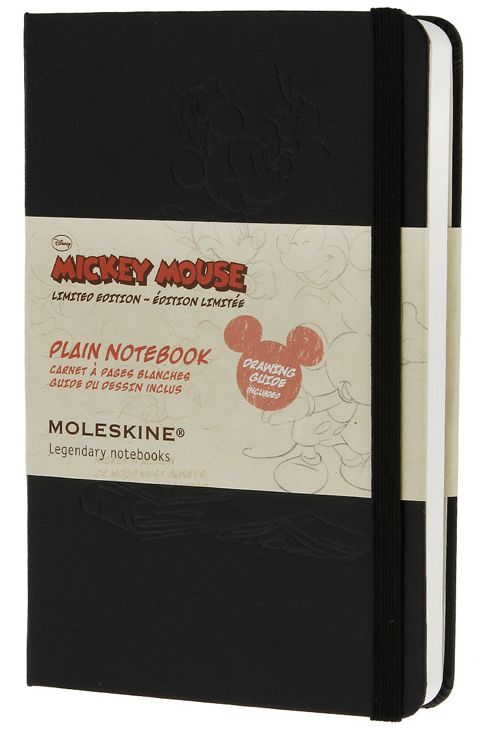  «Карманная записная книжка Moleskine Mickey Mouse Черная нелинованная (978-88-6613-789-4#LEDIQP012F)», бренда Moleskine - фото №1