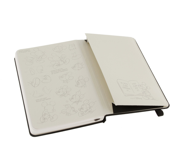  «Карманная записная книжка Moleskine Mickey Mouse Черная нелинованная (978-88-6613-789-4#LEDIQP012F)», бренда Moleskine - фото №1