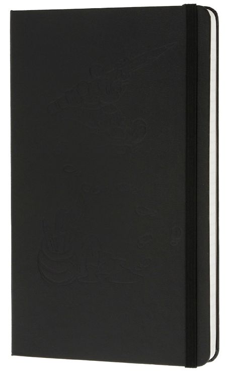  «Записная книжка Moleskine Mickey Mouse Черная в линию (978-88-6613-790-0#LEDIQP060F)», бренда Moleskine - фото №1