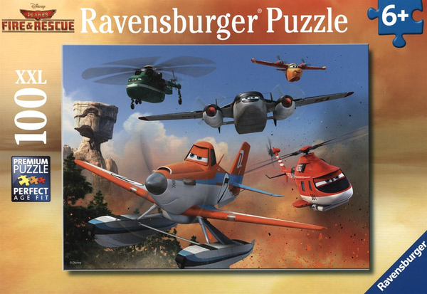 «Пазл Ravensburger Літачки Боротьба з вогнем 100 елементів (RSV-105373) », бренду Ravensburger - фото №1