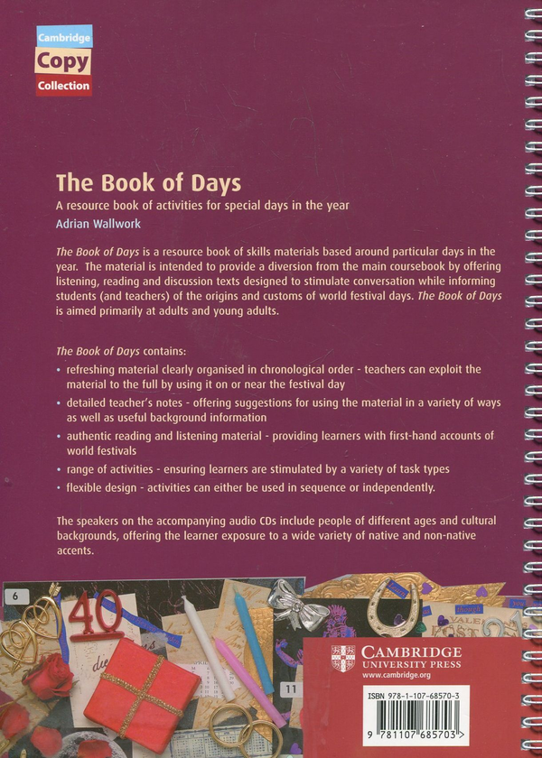 Паперова книга «The Book of Days (+ 2 CD)», автор Адріан Воллворк - фото №1