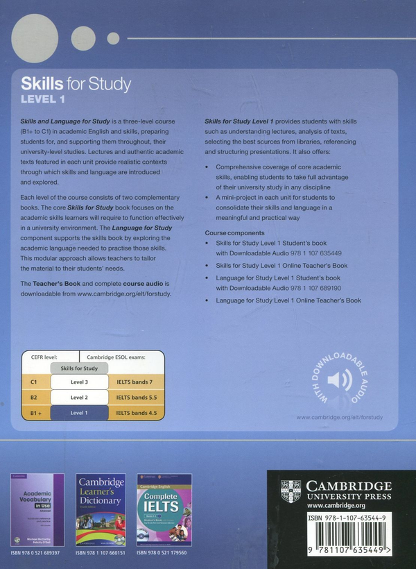 [object Object] «Skills for Study 1. Student's Book with Downloadable Audio», авторов Крэйг Флетчер, Блэр Мэтьюз - фото №3 - миниатюра