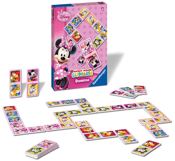  «Игра Ravensburger Домино Микки Маус (210381)», бренда Ravensburger - фото №1