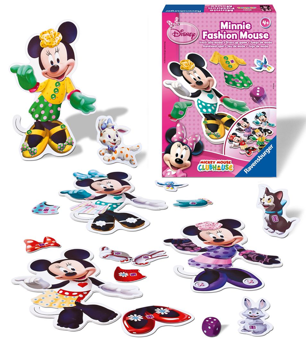  «Игра Ravensburger Модница Минни Маус (210701)», бренда Ravensburger - фото №1