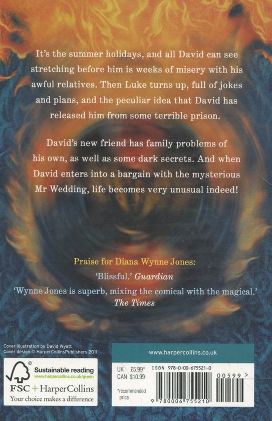 Бумажная книга «Eight Days of Luke», автор Диана Уинн Джонс - фото №1
