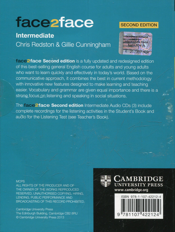 [object Object] «Face2face. Intermediate. Class Audio CDs (3 CD)», авторов Крис Редстон, Джилли Каннингем - фото №3 - миниатюра