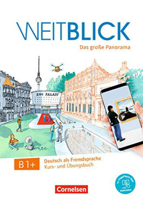 Бумажная книга «Weitblick B1+ Kurs und Übungsbuch», авторов Марен Аниельски, Бернхард Фальч - фото №1