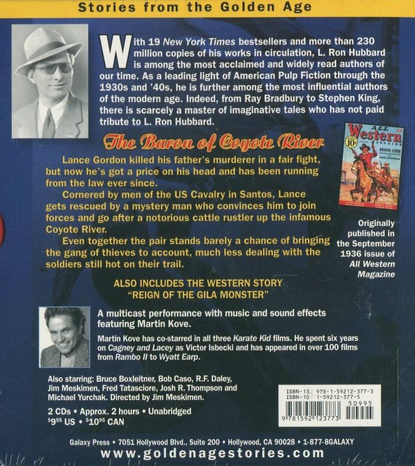 Бумажная книга «The Baron of Coyote River (+ 2CD)», автор Лафайет Рональд Хаббард - фото №1