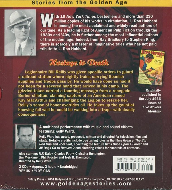 Паперова книга «Hostage to Death (+ 2CD)», автор Лафайєт Рональд Хаббард - фото №1
