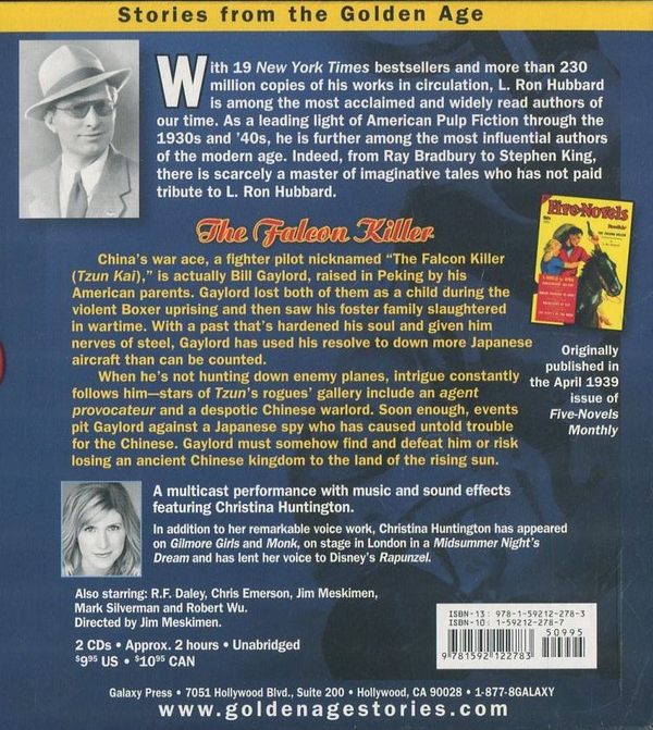 Паперова книга «The Falcon Killer (+ 2CD)», автор Лафайєт Рональд Хаббард - фото №1