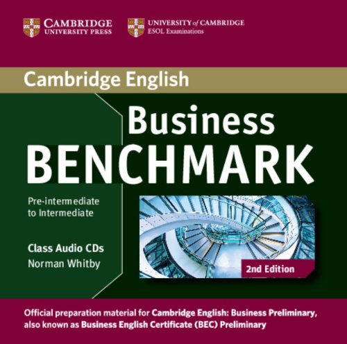 Паперова книга «Business Benchmark Pre-intermediate to Intermediate Business Preliminary Class Audio CDs (2 CD)», автор Норман Уітби - фото №1