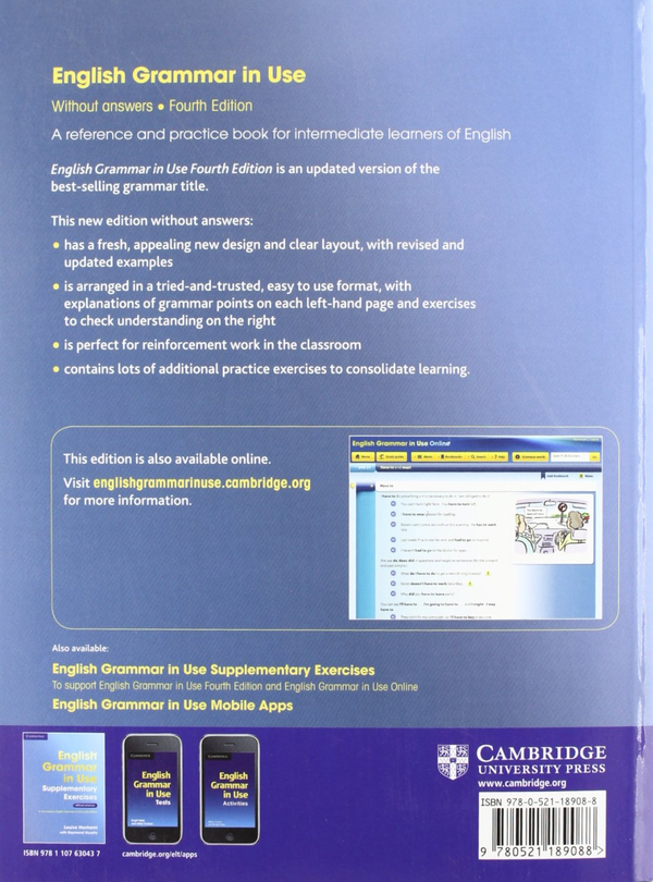 [object Object] «English Grammar in Use without Answers: A Self-Study Reference and Practice Book for Intermediate Students of English», автор Рэймонд Мерфи - фото №3 - миниатюра