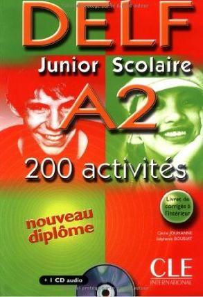 Паперова книга «DELF Junior Scolaire A2 200 activites (+CD)», автор Сесіль Жуан - фото №1