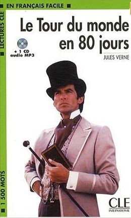 Паперова книга «Le Tour du monde en 80 jours (+CD)», автор Жуль Верн - фото №1