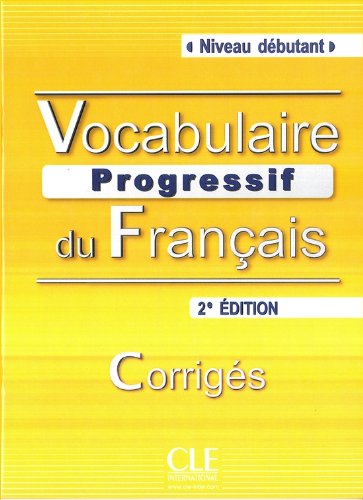 Паперова книга «Vocabulaire progressif du franсais. Corriges Niveau debutant», автор Клер Мікел - фото №1