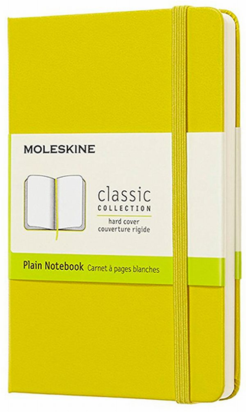  «Блокнот Moleskine Classic маленький нелинованный желтый (QP012M18)», бренда Moleskine - фото №1