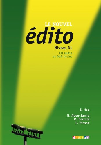 Бумажная книга «Le nouvel Edito B1. Livre(+ CD, DVD)», автор Элоди Хай - фото №1
