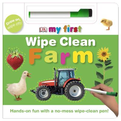 Бумажная книга «Wipe Clean Farm» - фото №1