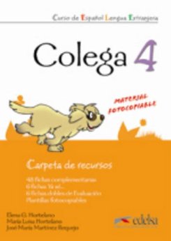 Паперова книга «Colega 4. Carpeta De Recursos», автор Марія Луіза Хортелано - фото №1