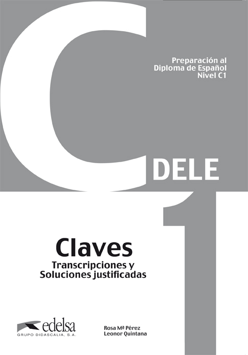 Паперова книга «Preparacion Dele. Claves C1», автор Роза Марія Перез - фото №1