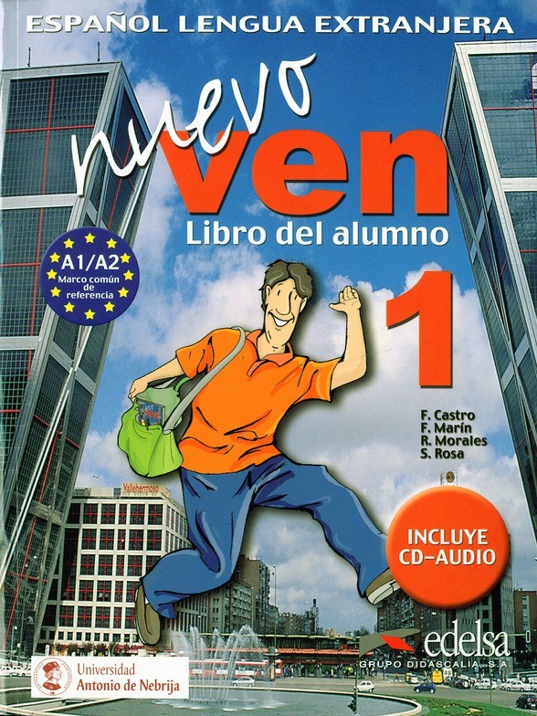Паперова книга «Nuevo Ven 1. Libro del alumno (+ CD)», авторів Франциска Кастро, Фернандо Марін Аррес, Р. Моралес - фото №1
