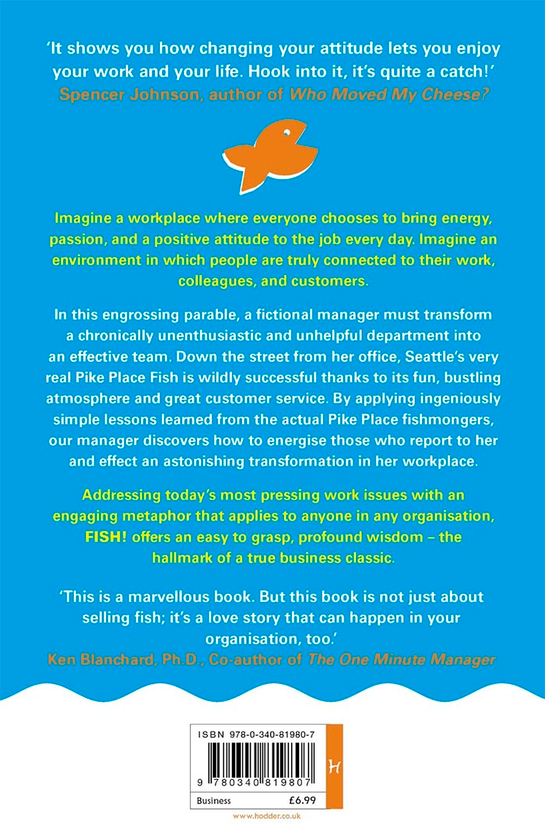 Бумажная книга «Fish!: A Remarkable Way to Boost Morale and Improve Results», автор Стефан С. Ландин - фото №1