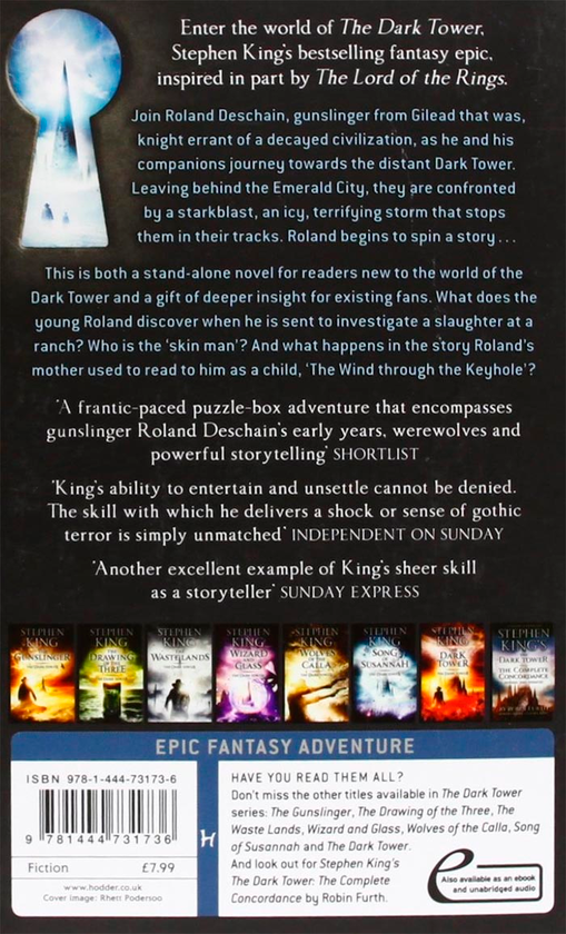 Бумажная книга «Wind Through the Keyhole: A Dark Tower Nove», автор Стивен Кинг - фото №1