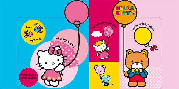 Паперова книга «Hello Kitty: Touch-and-Feel Playbook» - фото №1