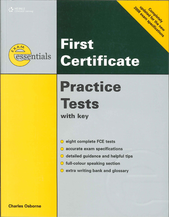 Бумажная книга «Exam Essentials: First Certificate Practice Tests», автор Чарльз Осборн - фото №1