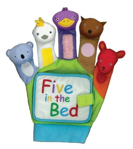 Паперова книга «Five in the Bed. A Hand-Puppet Board Book» - фото №1