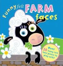 Паперова книга «Funny Felt Faces Farm», автор Ханна Вілсон - фото №1