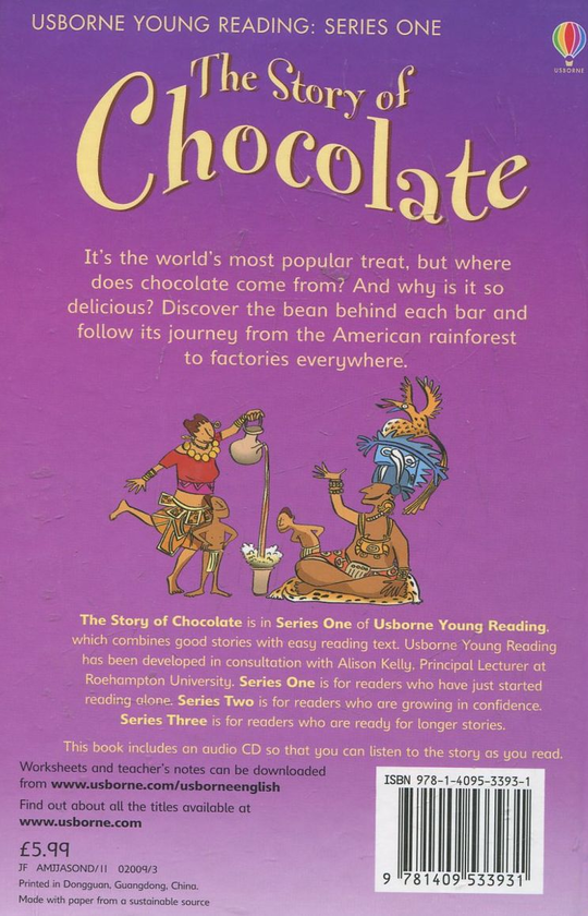 Бумажная книга «The Story of Chocolate (+ CD)», автор Кэйти Дэйнс - фото №1