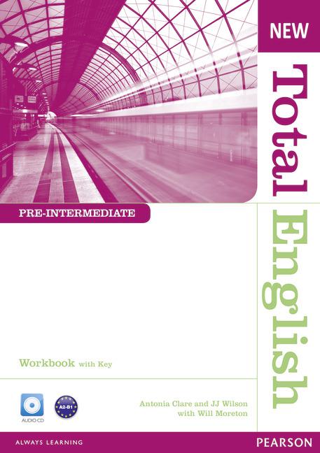 Паперова книга «New Total English Pre-intermediate Workbook (with Key) and Audio CD», автор Вілл Мортон - фото №1