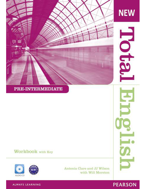 Паперова книга «New Total English Pre-intermediate Workbook (with Key) and Audio CD», автор Вілл Мортон - фото №1