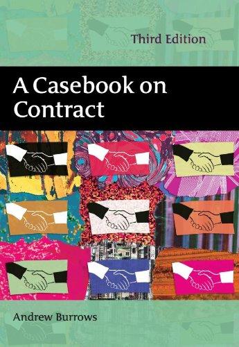 Бумажная книга «A Casebook on Contract», автор Эндрю Берроуз - фото №1