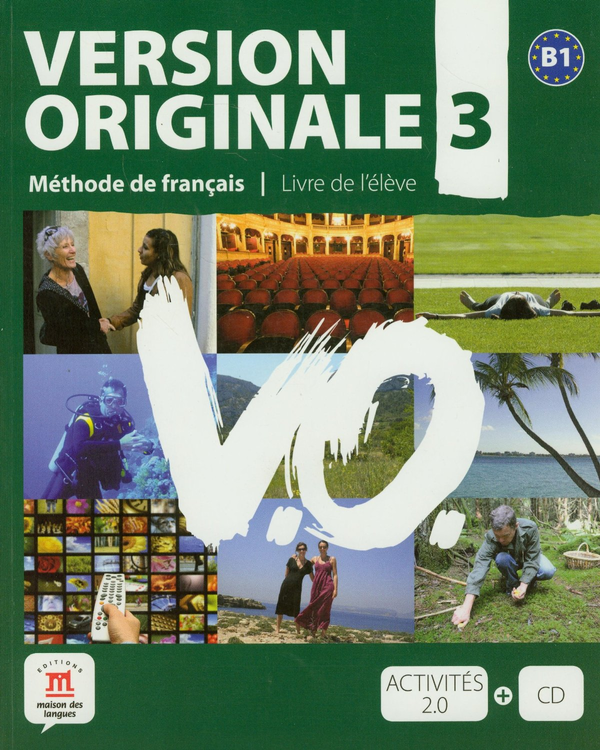 Паперова книга «Version Originale 3: Livre De L'Eleve (+ CD + DVD)», автор Монік Деніер - фото №1