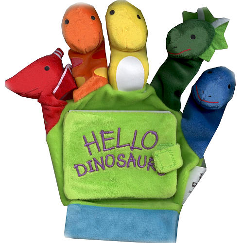 Бумажная книга «Hello, Dinosaurs! A Hand-Puppet Board Book», автор Джилл Акерман - фото №1