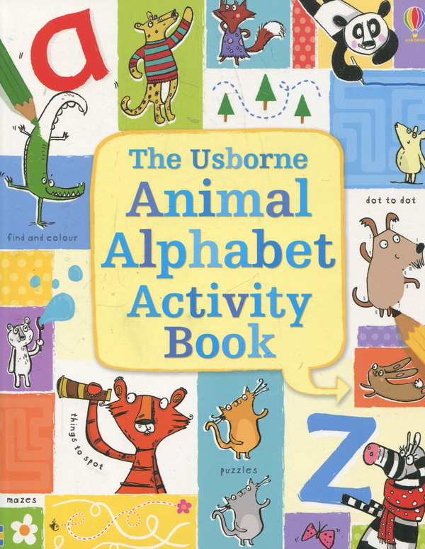 Бумажная книга «Animal Alphabet Activity Book», автор Майри Маккиннон - фото №1