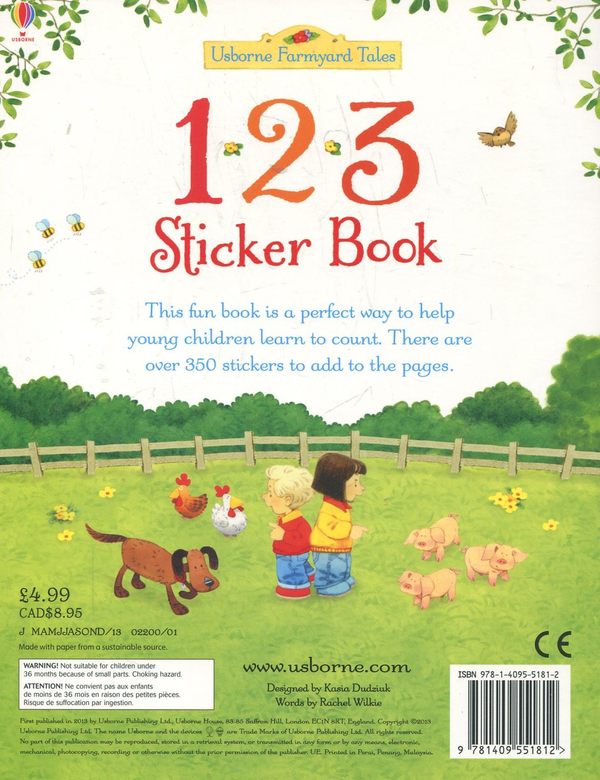 [object Object] «123 Sticker Book», автор Рэйчел Уилки - фото №3 - миниатюра