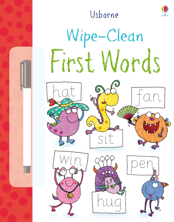 Бумажная книга «Wipe Clean First Words» - фото №1