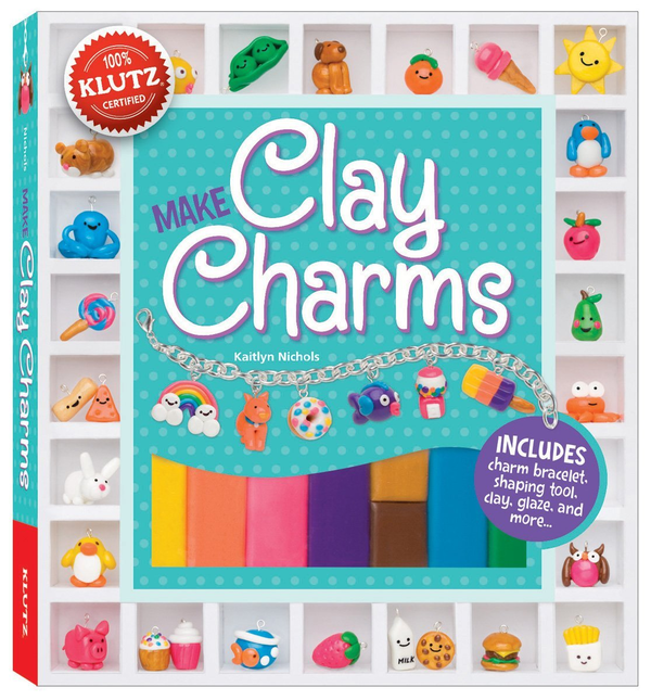 Бумажная книга «Make Clay Charms», автор Кейтлин Николс - фото №1