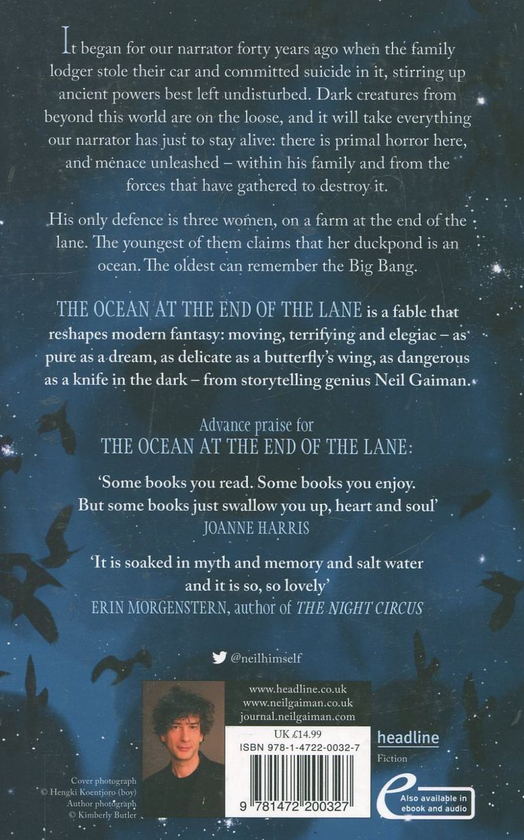 Бумажная книга «The Ocean at the End of the Lane», автор Нил Гейман - фото №1