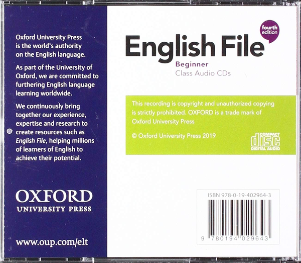 [object Object] «English File: Beginner: Class Audio CDs», авторов Клайв Оксенден, Кристина Латам-Кениг, Джерри Ламберт - фото №3 - миниатюра
