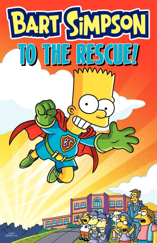 Бумажная книга «Bart Simpson - To the Rescue», автор Мэтт Грёнинг - фото №1