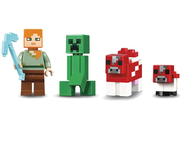  «Конструктор LEGO Minecraft Грибной остров (21129)», бренда LEGO - фото №1