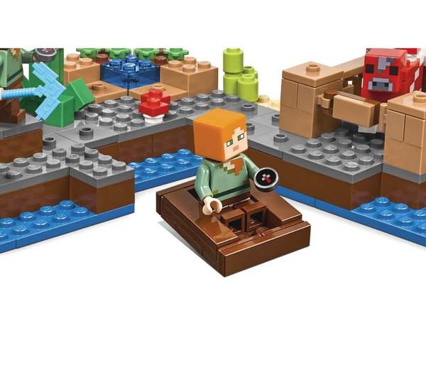 «Конструктор LEGO Minecraft Грибной остров (21129)», бренда LEGO - фото №1