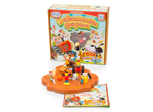  «Настольная игра-головоломка Popular Playthings Дядюшкина ферма (702208)», бренда Popular Playthings - фото №1