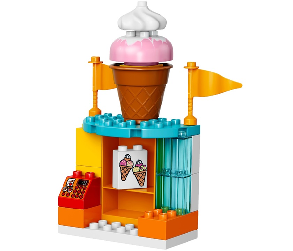 «Конструктор LEGO DUPLO Большой парк аттракционов (10840)», бренда LEGO - фото №1