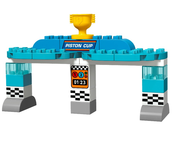  «Конструктор LEGO DUPLO Перегони за Кубок Поршня (10857)», бренду LEGO - фото №1