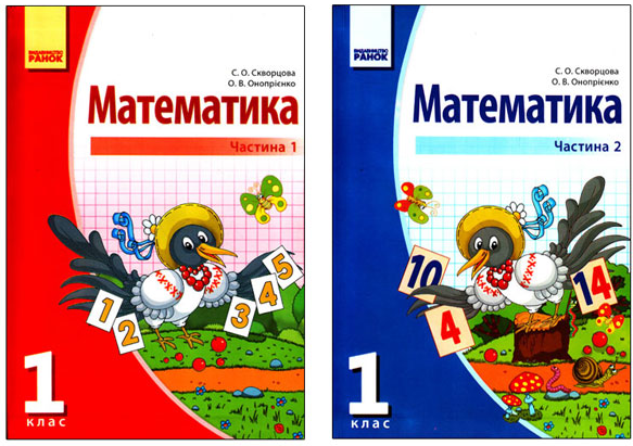 Математика. 1 клас. 2 частини
